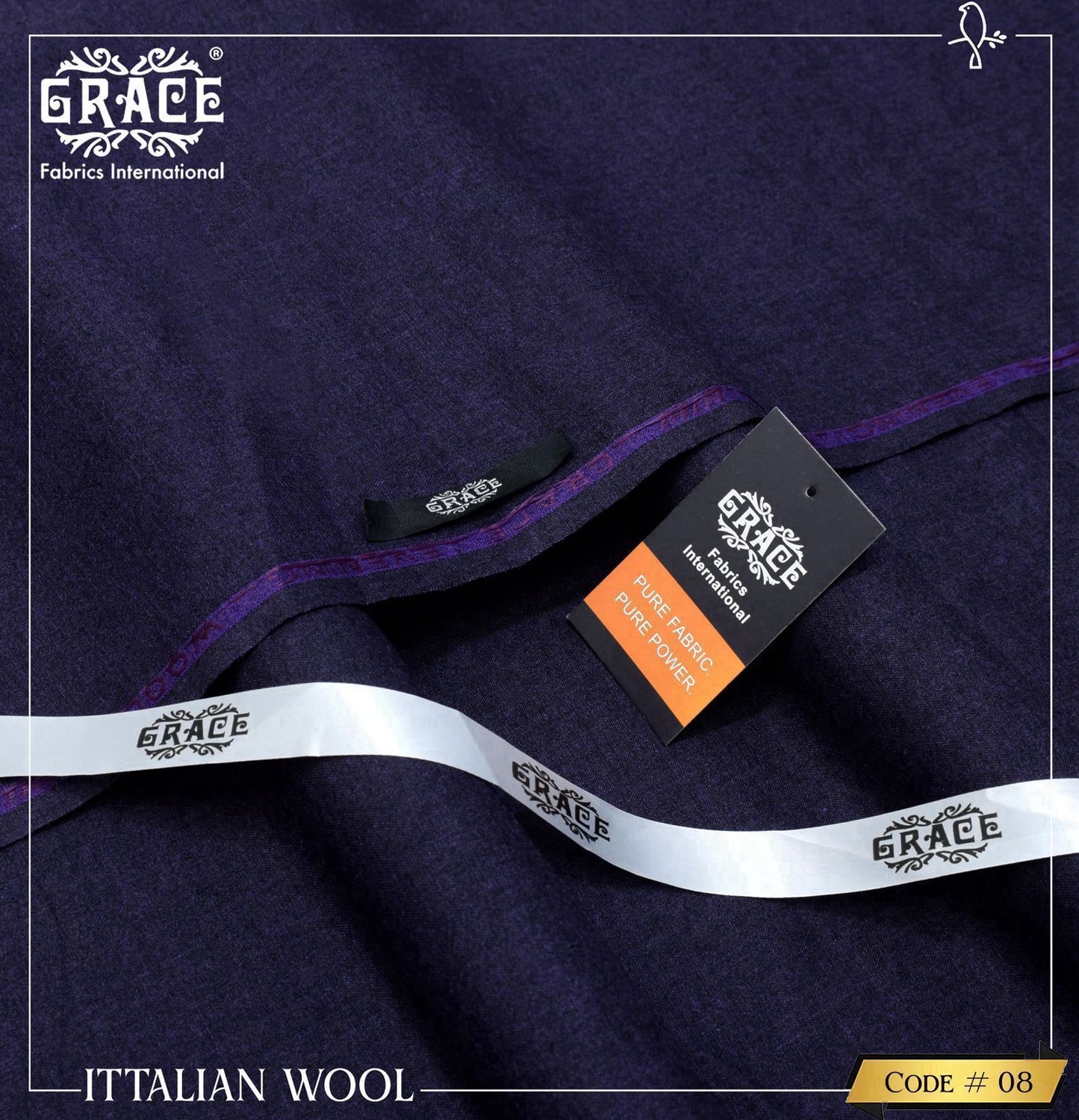 Premium Quality Wool Fabric By Grace