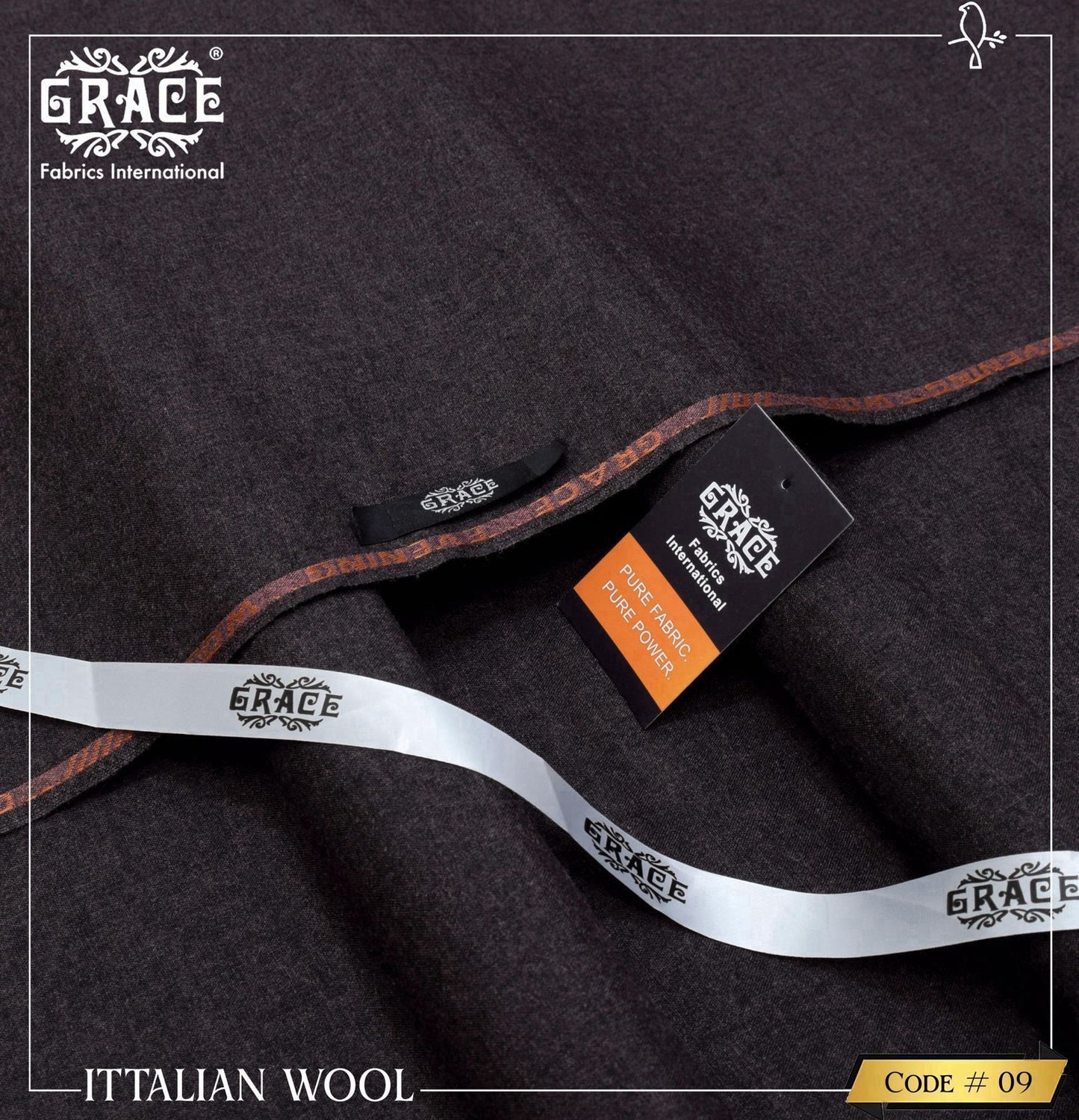 Premium Quality Wool Fabric By Grace